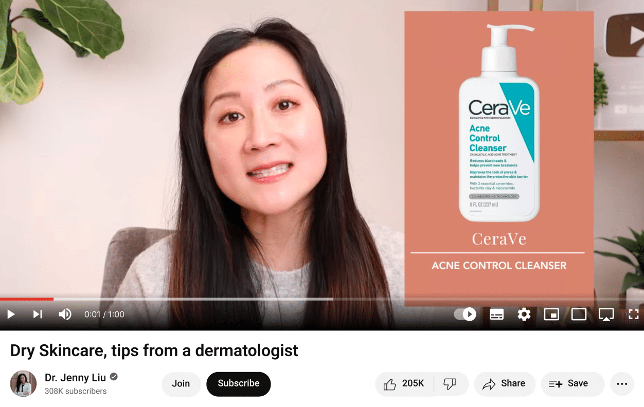 Dermatologist skincare